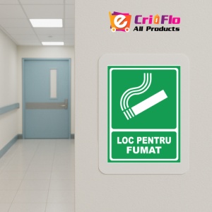 Indicator Loc pentru fumat, Sticker autocolant - Img 5