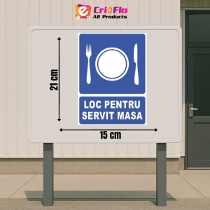 Indicator Loc pentru servit masa, Sticker autocolant - Img 2