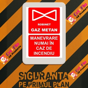 Indicator Manevrare numai in caz de incendiu PSI autoadeziv sticker autocolantSticker autocolant - Img 3