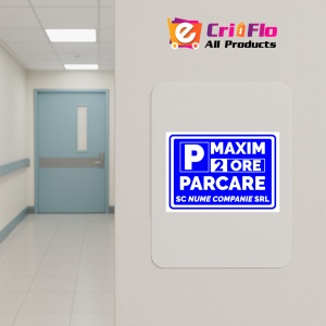 Indicator Maxim 2 ore parcare, Sticker autocolant - Img 4