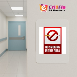 Indicator No smoking in this area, Sticker autocolant - Img 4
