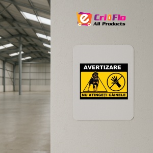 Indicator Nu atingeti cainele, Sticker autocolant - Img 3