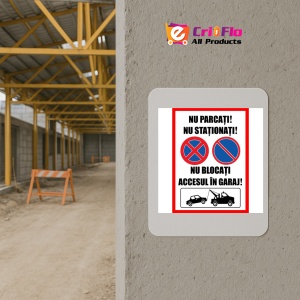 Indicator Nu parcati nu stationati nu blocati accesul in garaj, Sticker autocolant - Img 5