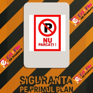 Indicator Nu parcati v1, Sticker autocolant - Img 2