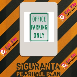 Indicator Office Parking Only Sign, Sticker autocolant - Img 2