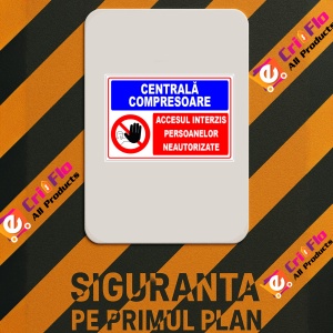 Indicator Panou pentru centrala compresoare, Sticker autocolant - Img 2