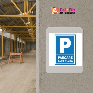 Indicator Parcari fara plata, Sticker autocolant - Img 5