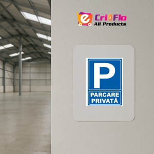 Indicator Parcari private, Sticker autocolant - Img 3