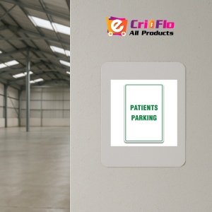 Indicator PATIENTS PARKING SIGN, Sticker autocolant - Img 3