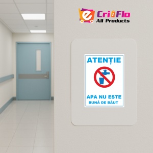 Indicator pentru apa potabila, Sticker autocolant - Img 4