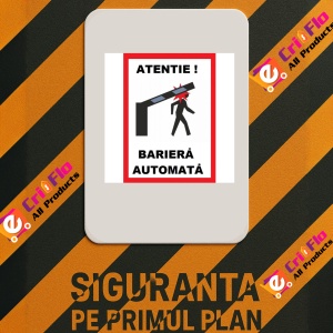 Indicator Pentru bariera automata, Sticker autocolant - Img 2
