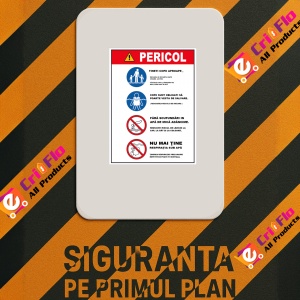 Indicator Pentru bazine de inot, Sticker autocolant - Img 2