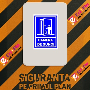 Indicator Pentru camera de gunoi, Sticker autocolant - Img 2