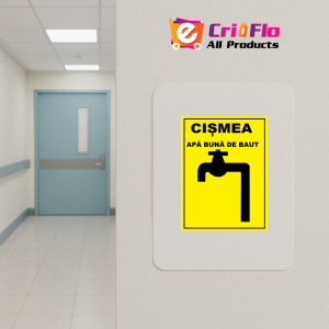 Indicator pentru cismea apa buna de baut, Sticker autocolant - Img 4