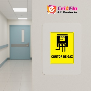 Indicator pentru contor de gaz, Sticker autocolant - Img 4