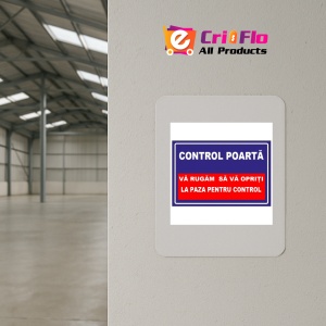 Indicator Pentru control poarta, Sticker autocolant - Img 4