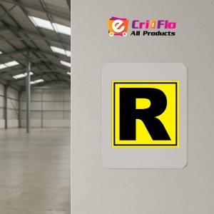 Indicator Pentru depozit litera R randul R si poarta R, Sticker autocolant - Img 3