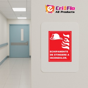 Indicator Pentru echipamente de stingere a incendiilor, Sticker autocolant - Img 4