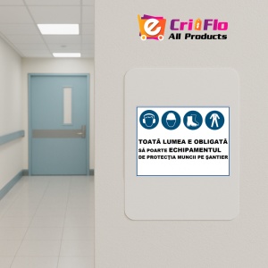 Indicator Pentru echipamentul de protectia muncii pe santier, Sticker autocolant - Img 4
