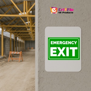 Indicator Pentru emergency exit, Sticker autocolant - Img 5