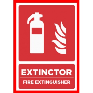 Indicator Pentru extinctor fire extinguisher, Sticker autocolant
