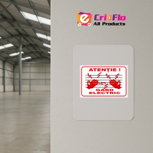 Indicator Pentru gard electric, Sticker autocolant - Img 3