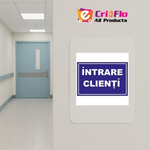 Indicator Pentru intrare clienti, Sticker autocolant - Img 4