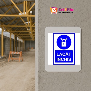 Indicator Pentru lacat inchis, Sticker autocolant - Img 5