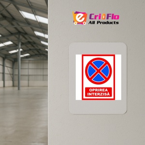 Indicator Pentru oprirea interzisa, Sticker autocolant - Img 3