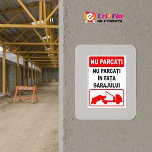 Indicator Pentru parcare nu parcati in fata garajului, Sticker autocolant - Img 5