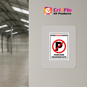 Indicator Pentru parcare rezervata exclusiva clientilor, Sticker autocolant - Img 3
