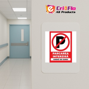 Indicator Pentru parcarea interzisa ghena de gunoi, Sticker autocolant - Img 4