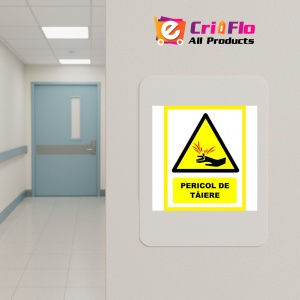 Indicator Pentru pericol de taiere, Sticker autocolant - Img 4