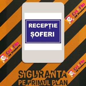 Indicator Pentru receptie soferi, Sticker autocolant - Img 2