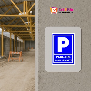 Indicator Pentru semnalizare parcare maxim 30 de minute, Sticker autocolant - Img 5