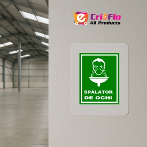 Indicator Pentru spalator de ochi, Sticker autocolant - Img 3