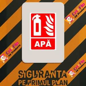 Indicator Pentru stingator cu apa, Sticker autocolant - Img 2