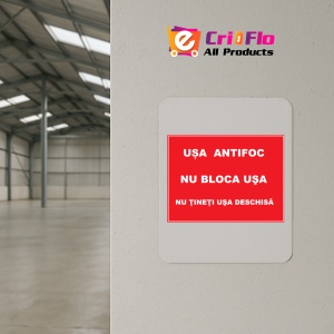 Indicator Pentru usa antifoc, Sticker autocolant - Img 3