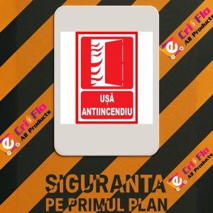 Indicator Pentru usa antiincendiu, Sticker autocolant - Img 2