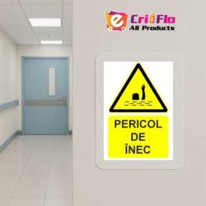 Indicator Pericol de inec indicator de avertizare, Sticker autocolant - Img 5