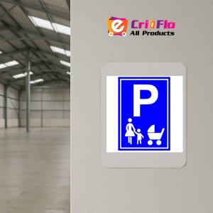 Indicator Placuta de parcare pentru mama si copil Parcare pentru familie, Sticker autocolant - Img 4