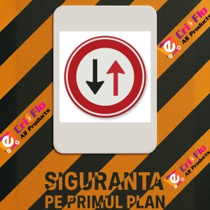 Indicator Prioritate fata de traficul din sens opus (2), Sticker autocolant - Img 2
