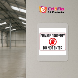 Indicator Private property do not enter, Sticker autocolant - Img 3