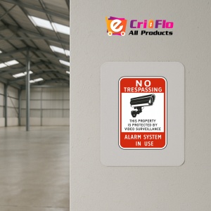 Indicator Protected By Video Surveillance Sign, Sticker autocolant - Img 3