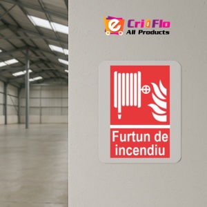 Indicator protectia muncii furtun de incendiu, Sticker autocolant - Img 4