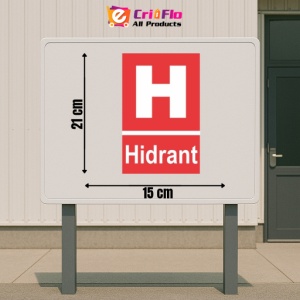 Indicator protectia muncii hidrant, Sticker autocolant - Img 2