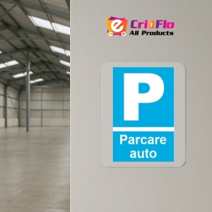 Indicator protectia muncii parcare auto, Sticker autocolant - Img 4
