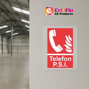 Indicator protectia muncii telefon PSI, Sticker autocolant - Img 4