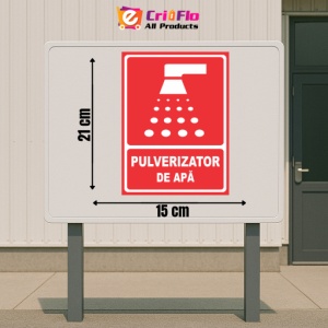 Indicator Pulverizator de apa, Sticker autocolant - Img 2