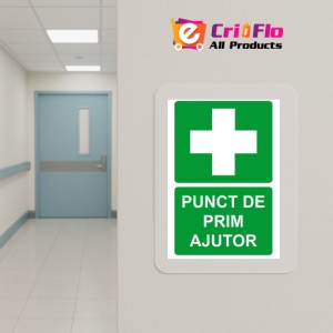 Indicator Punct de prim ajutor 1, Sticker autocolant - Img 5